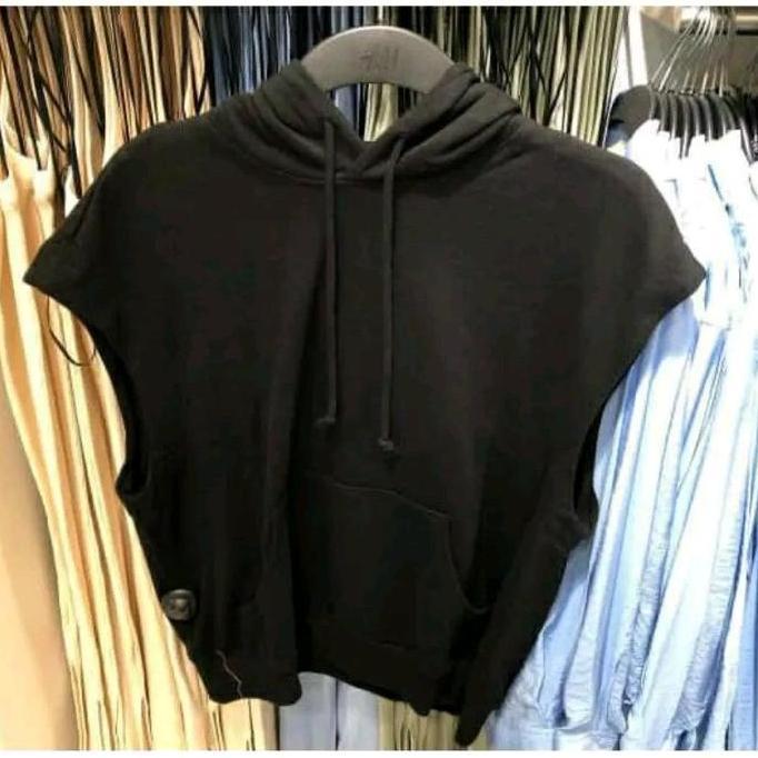 Lansungkirim- Rompi Hoodie Sweater Wanita Korea Style