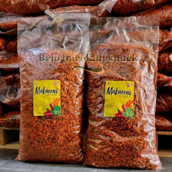1Kg Makaroni Spiral, Makaroni Pedas Spiral Terlaris
