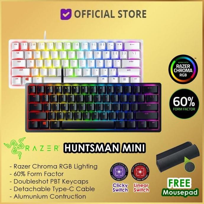 jar_fashiom - razer huntsman mini optical gaming keyboard keycaps computer keyboard  razer