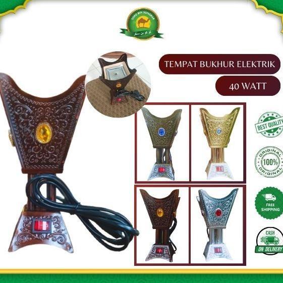 tempat bakaran bukhur buhur dupa arab oud elektrik listrik lampu Diskon