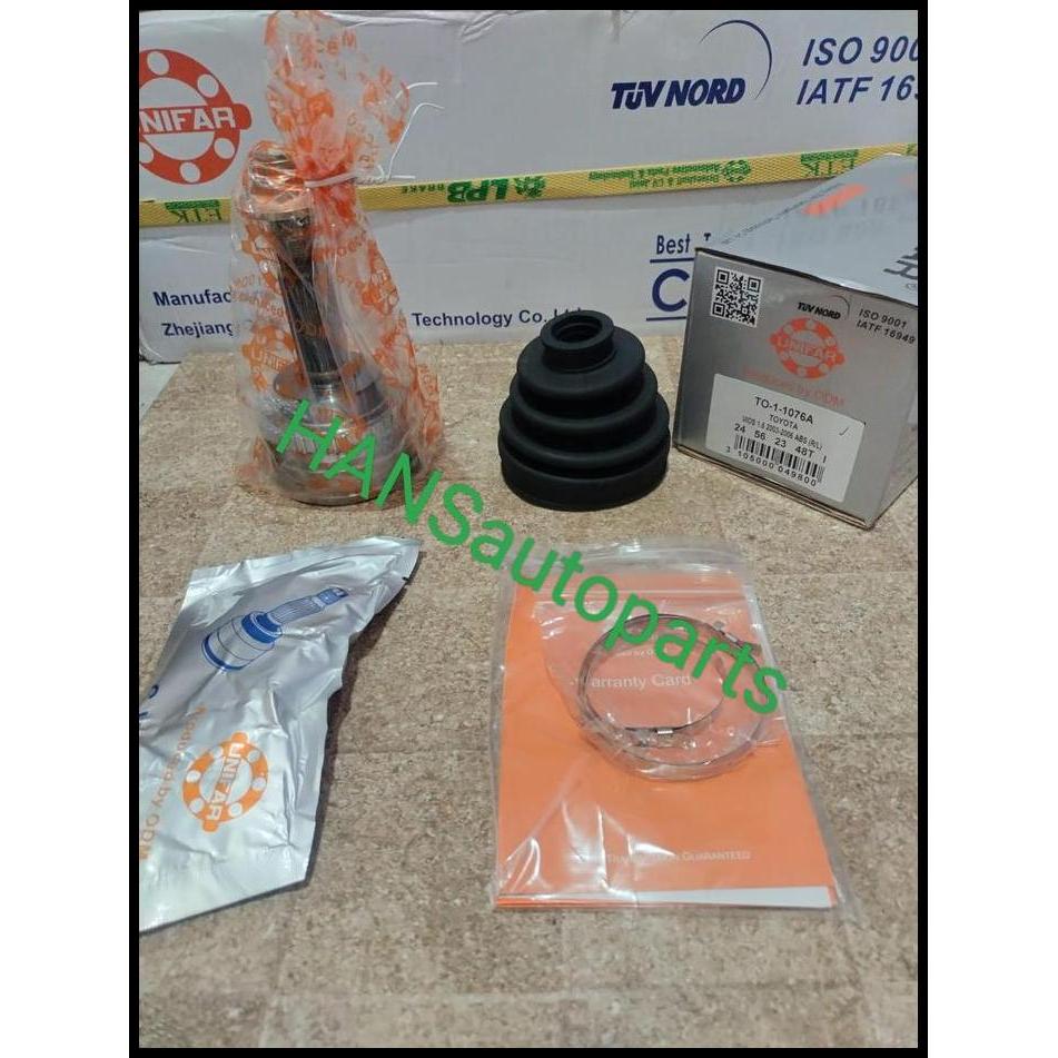 TERBARU CV JOINT KOPEL KOKEL LUAR VIOS LIMO GEN 1 2003-2006 MERK UNIFAR 
