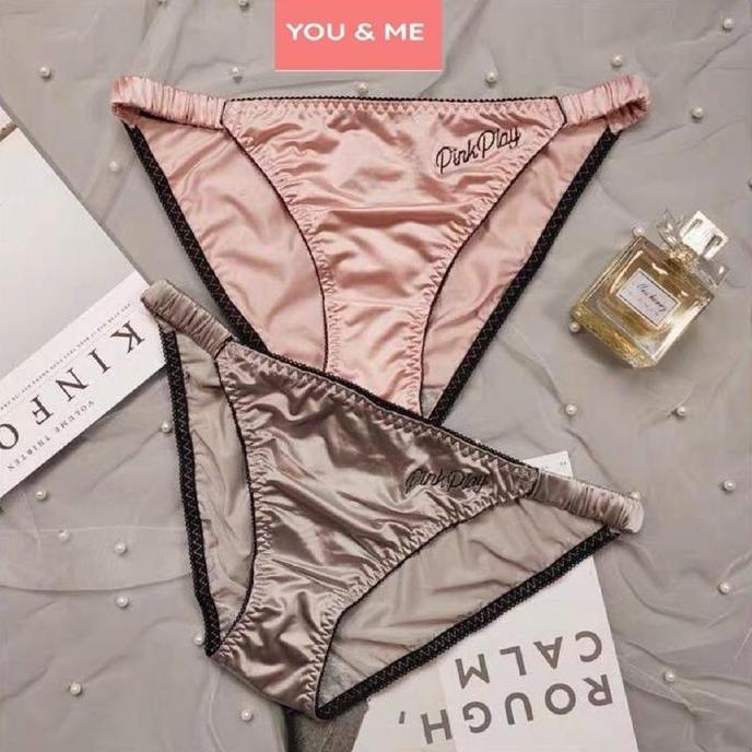 Wagee- Celana Dalam Wanita Satin Sexy Super Stretching