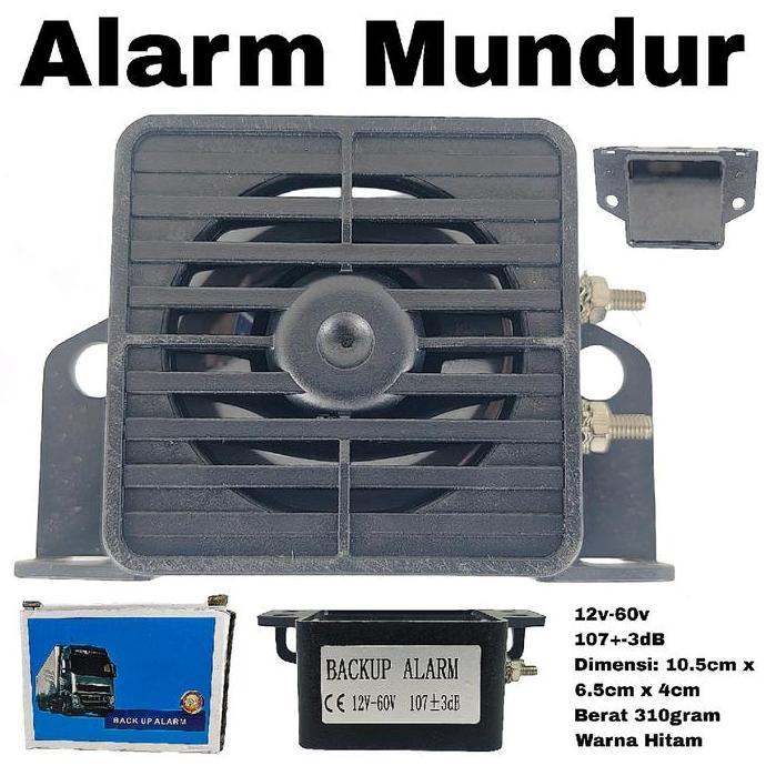 Alarm Mundur 1 Suara 12V-60V Buzzer Klakson Mundur Mobil Truck Promo