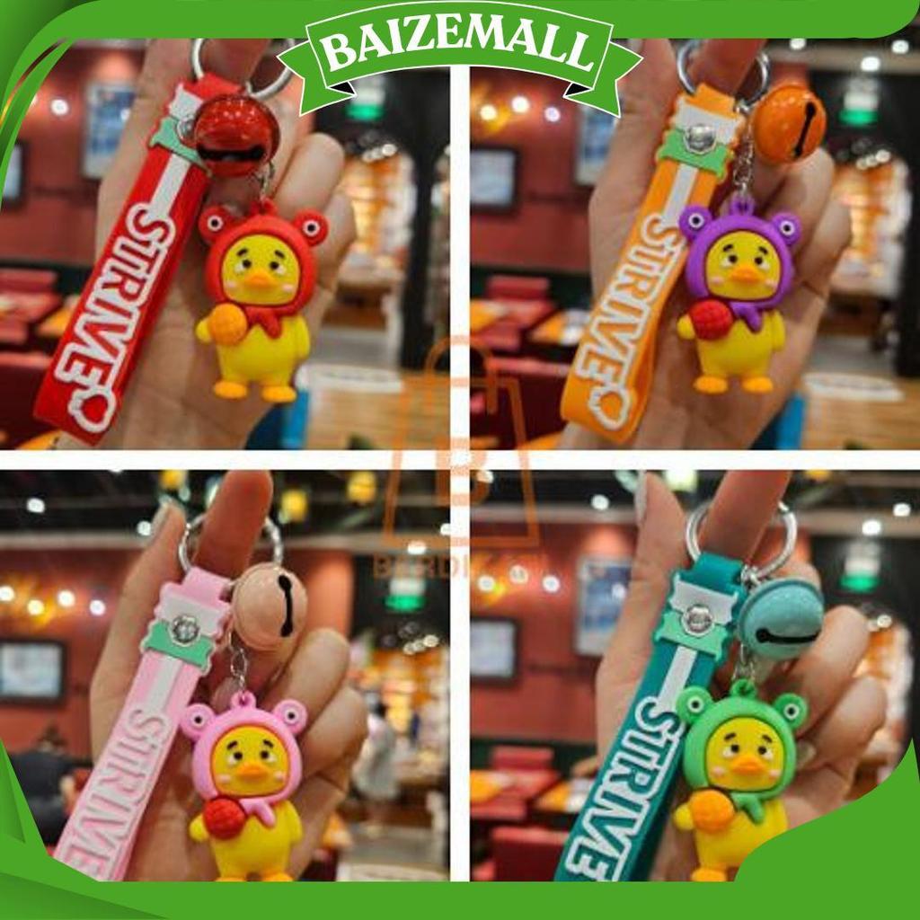 BD Gantungan Kunci Premum Upset Duck Silikon Tebal / Ganci Upset Duck / Gantungan Kunci Boneka Upset