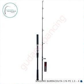 TERMURAH - Rod Joran Pancing Maguro Barracouta MBR2 176M PE 1.5 - 4