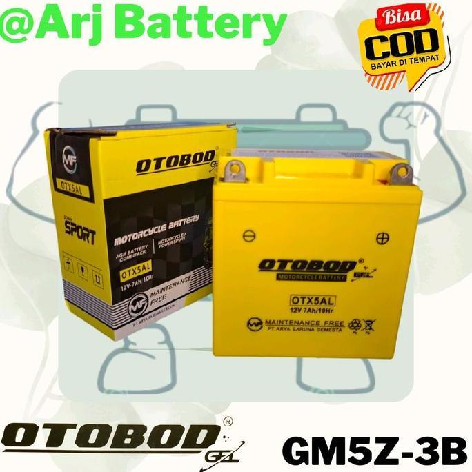 Genivalezz - Aki Motor Honda Supra Fit, Astrea Grand, Supra 100cc Series , Aki Kering GM5Z-3B MF