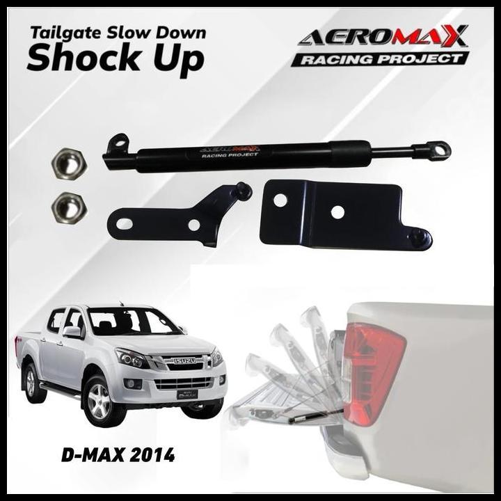 HOT DEAL AKSESORIS ENGSEL SOFT CLOSE OPEN AEROMAX TAILGATE ASSIST HIROLIS BAK ISUZU DMAX 12+ 
