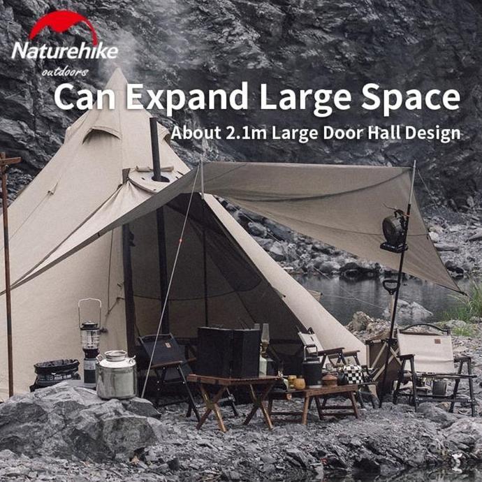 TENDA CAMPING / GLAMPING RANCH OCTAGONAL PYRAMID NATUREHIKE NH20ZP014