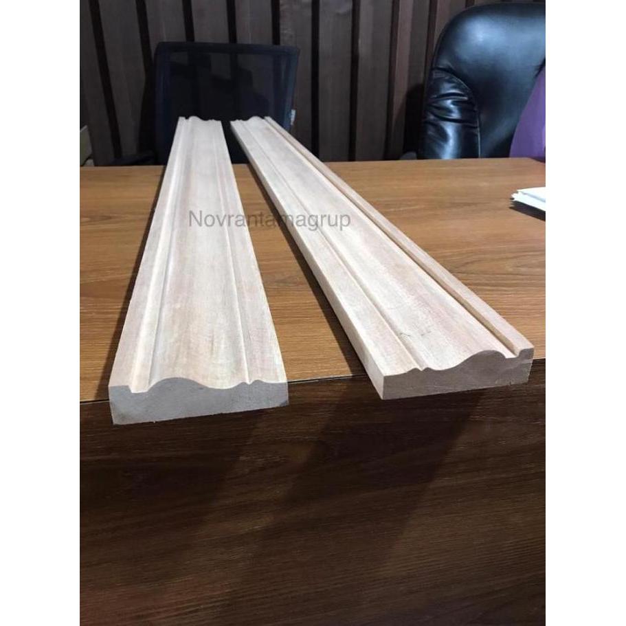 Lis Kayu Profil Alchitrave Wall Moulding Lis Dinding Kayu Meranti