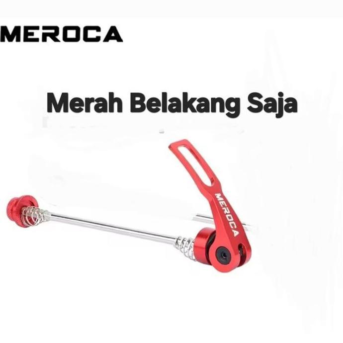 Meroca QR Quick Release Sepeda Hub Freehub As Skewer Free Hub Sepeda
