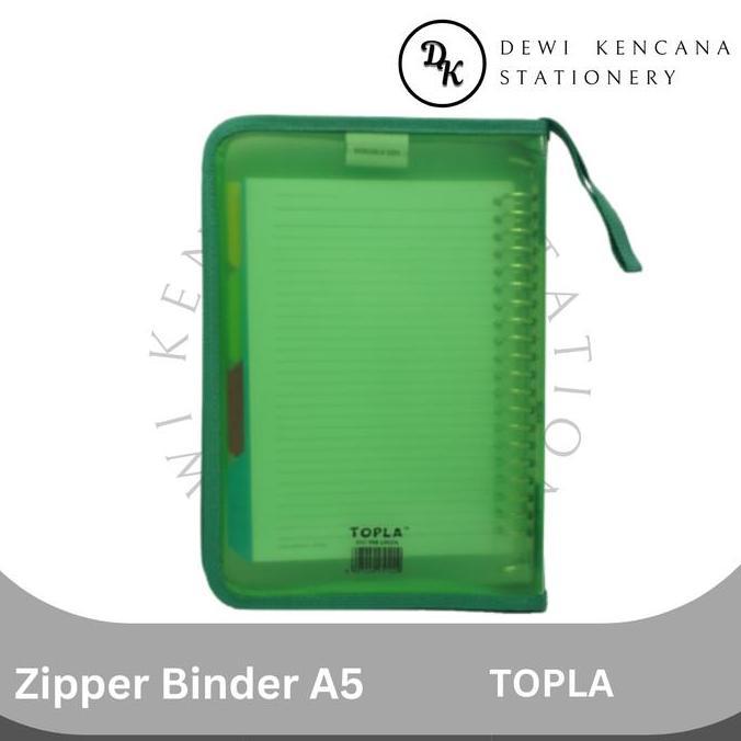 Binder Zipper Warna A5 TOPLA / Loose Leaf Zipper Binder Color A5 TOPLA