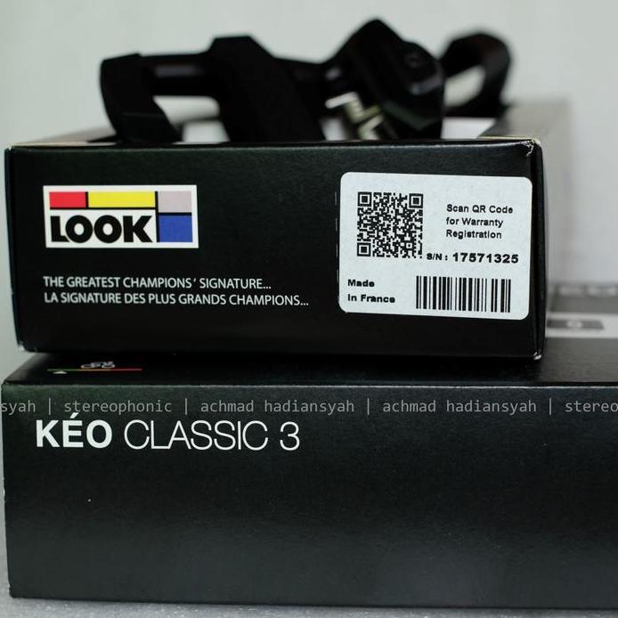 Pedal Clipless Road LOOK classic 3 inc Pedal Cleat LOOK Cleat Roadbike Pedal LOOK KEO Classic 3 Peda