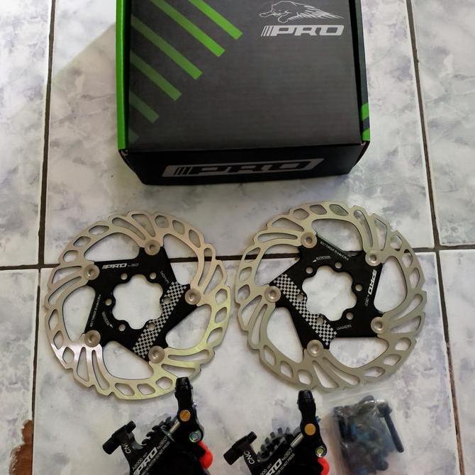 BrakeSet Semi Hydraulic IIIPRO Flat Mount Not TRP Radius Tektro