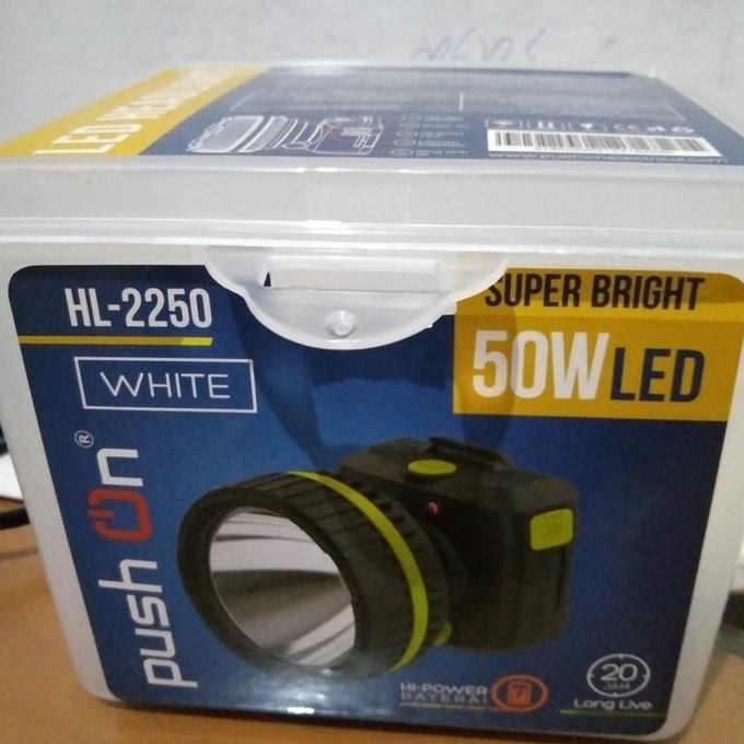 Ready Senter Kepala Push On HL-2250 50Watt Led