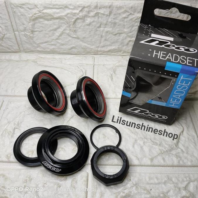 Headset Standard Bearing NECO Alloy Headtube Frame 30mm Untuk Fork STANDARD DRAT 25.4 Tiang Stem Ins
