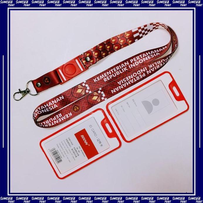 Lanyard Tali Gantungan Id Card KEMHAN (Kementerian Pertahanan)