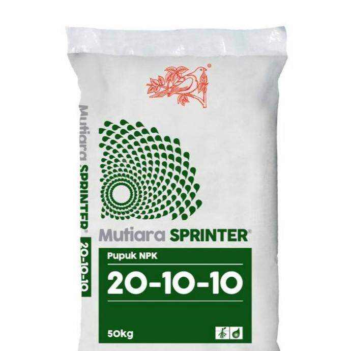 PUPUK NPK SPRINTER 50KG 20-10-10 ORIGINAL KEMASAN PABRIK