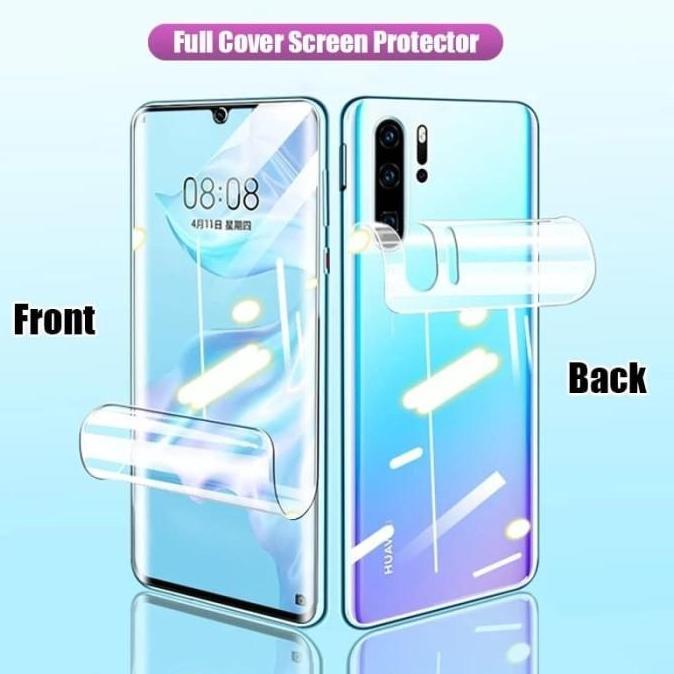 SHARP AQUOS ZERO 2 V6 PLUS V6 SHV40 ANTI GORES JELLY HYDROGEL CLEAR