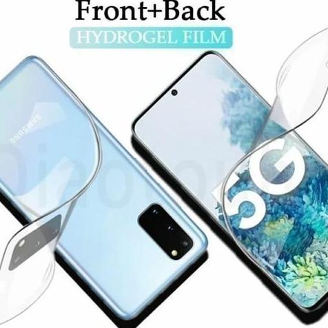 SAMSUNG A8 2015 A8 STAR ANTI GORES JELLY HYDROGEL DEPAN BELAKANG CLEAR