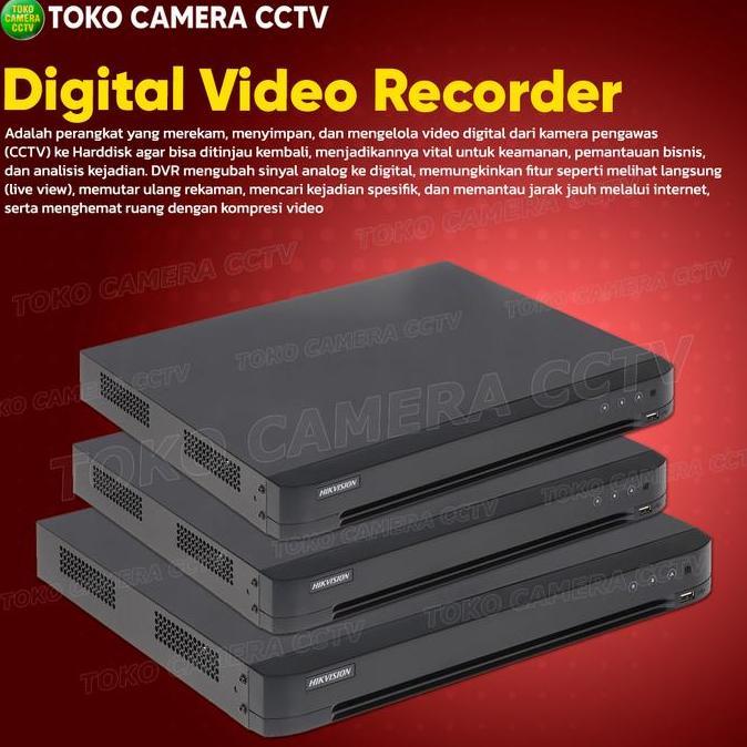 DVR HIKVISION iDS-7200HQHI-XT 5MP 3K RECORDER CCTV TURBO HD ACUSENSE H265