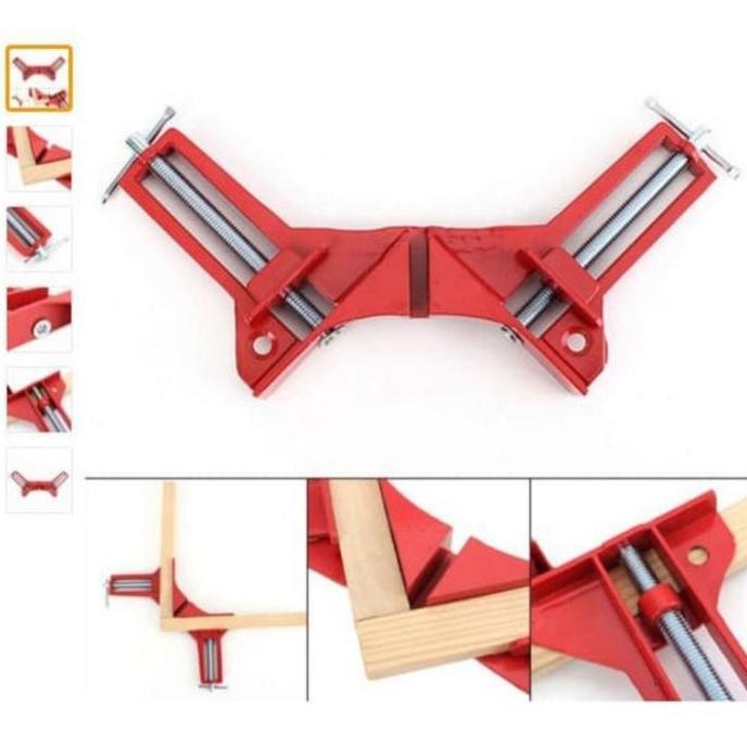 PHLOX Corner Clamp Sudut siku 90 derajat Klem Penjepit sudut Besi Bingkai
