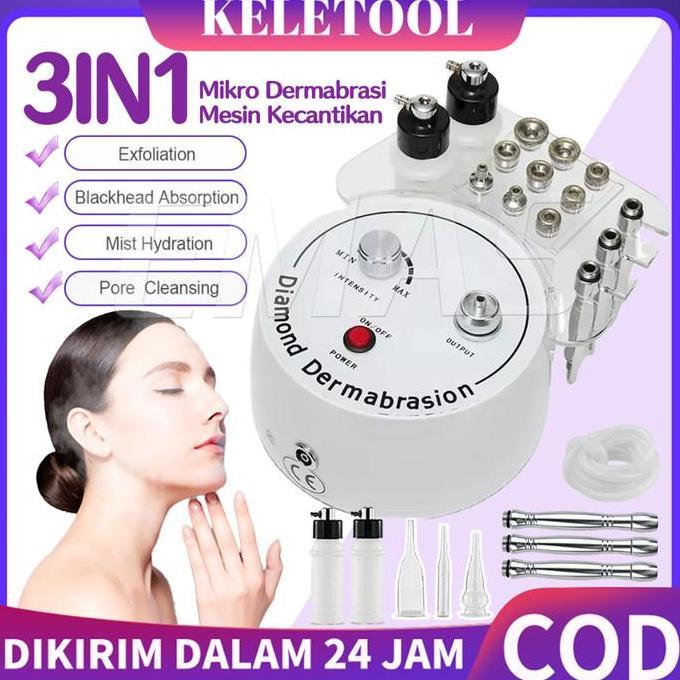 MORIFOYU 3 in1 Diamond Microdermabrasion Machine Exfoliation Water Spray Beauty Removal Machine Mesi