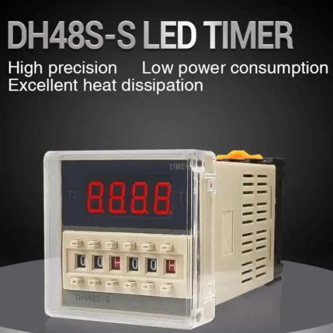 Programmable Digital Timer Switch Relay 220V Alat Lampu Terbatas