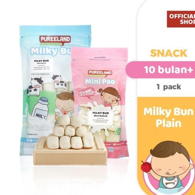 Gyunyu- Pureeland Baby Milky Bun / Mpasi Bayi Organik / Makanan Bayi