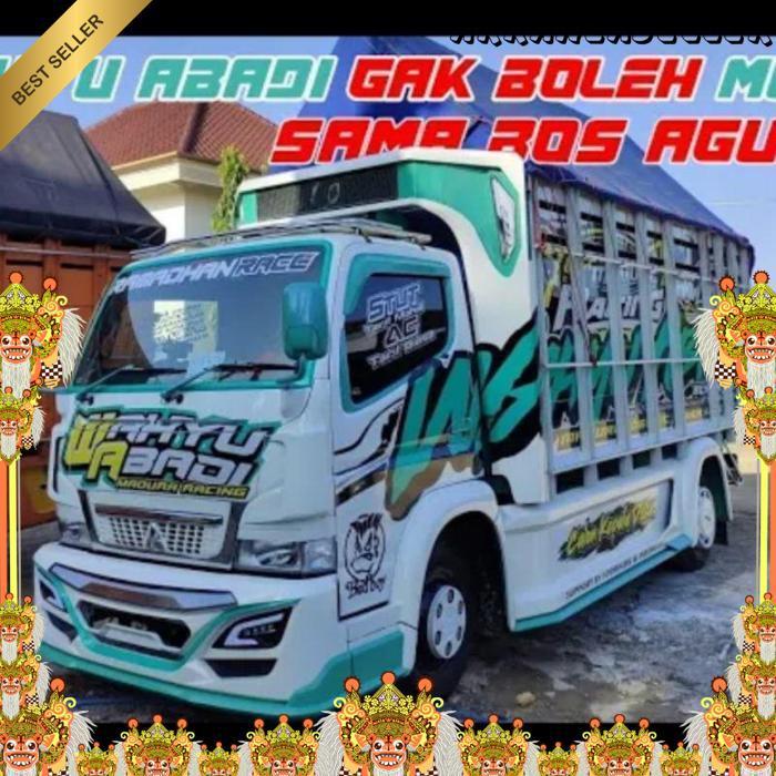 Pola Stiker Miniatur Truk Wahyu Abadi 02