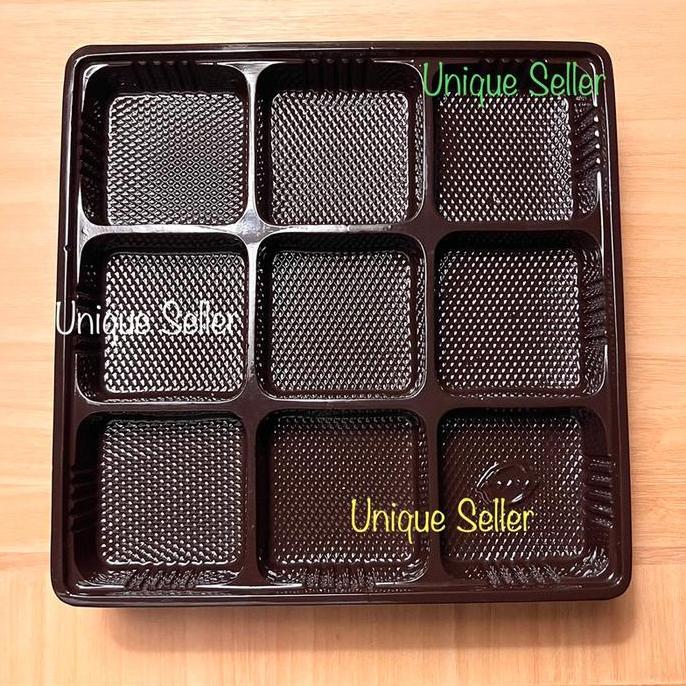 BEBAS ONGKIR - [Isi25] Mika Kue Mochi Mooncake Mooncrispy Sekat 9 / Mika Moon Cake isi 9 / Mika Moon
