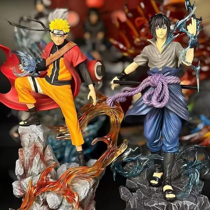Naruto Sasuke Diorama Action Figure Naruto Shippuden GK Statue