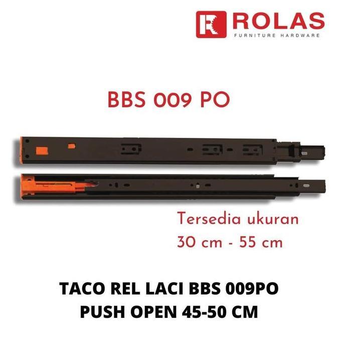 Promo REL LACI 50 CM TACO / TACO REL LACI BBS 009PO PUSH OPEN 45-50 Diskon