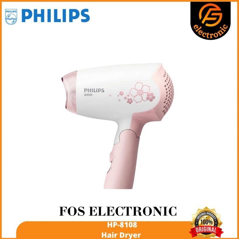 cuci gudang philips hp8108 hair dryer pink100% ori