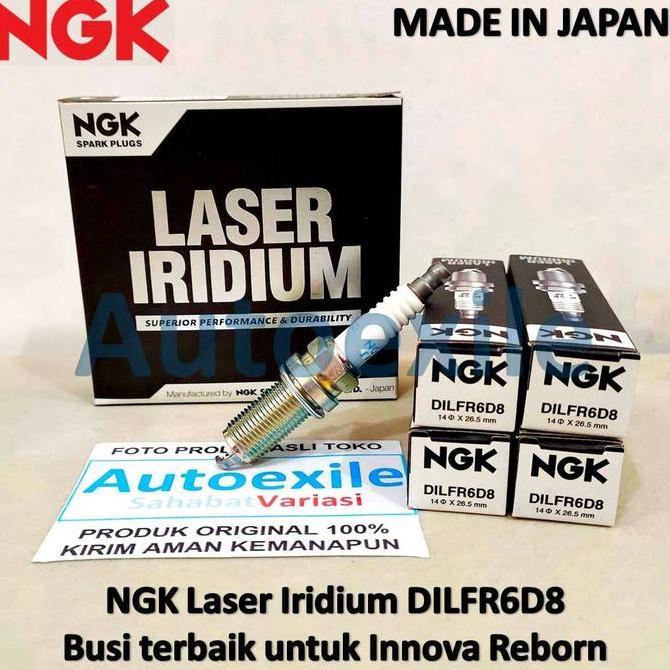 NEW Busi Mobil NGK LASER IRIDIUM Upgrade DILFR6D8 Platinum Untuk Innova Reborn