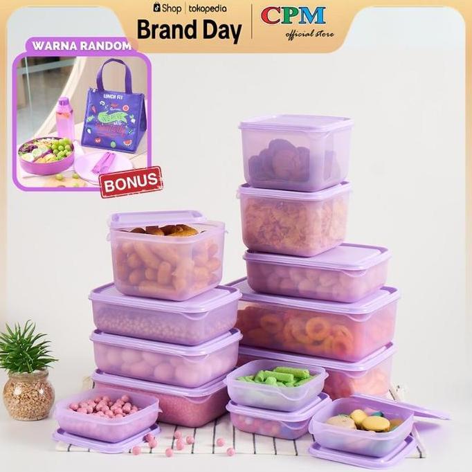 Promo CPMxFUN.HOMESHOPING Tanoshi Smart Saver Tanoshi 13 in 1  gratis tas zarina 1 set Diskon