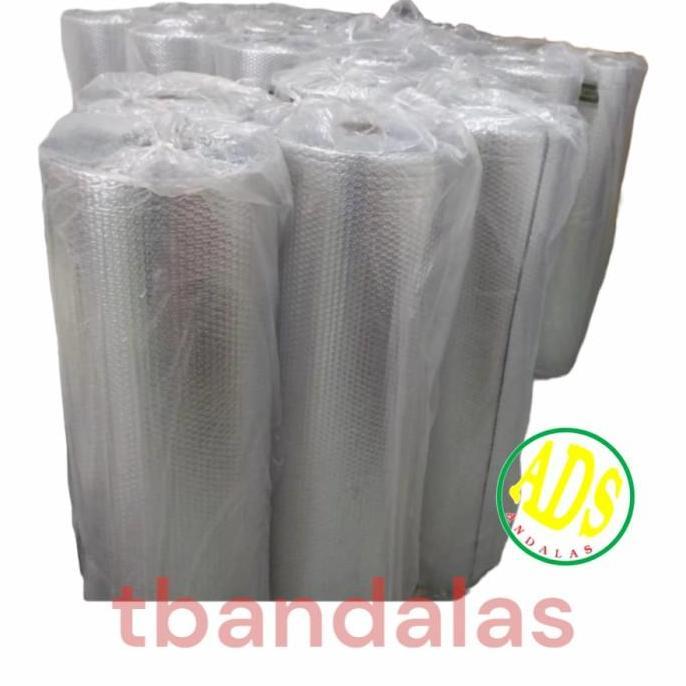 HARGA DISC - Alumunium foil bubble Peredam panas atap seng  genteng 1 roll 25 meter