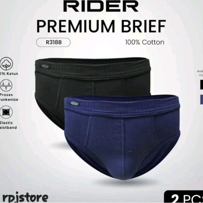 NEW CELANA DALAM RIDER PREMIUM/PLATINUM R 318 B ORI