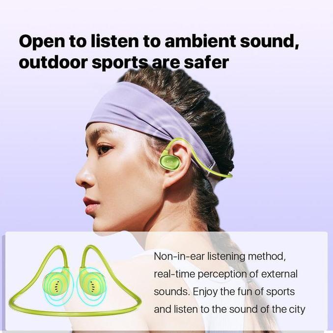 Headset Bluetooth Olahraga KIIP DTH3 Headset Sport Bluetooth Headset Wireless V5.3