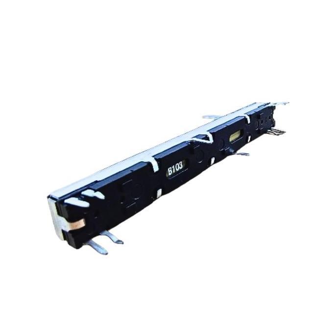 Potensio Geser 7.5cm Kaki 4-4 pin B10k Stereo Slide 7.5 cm Mixer 103