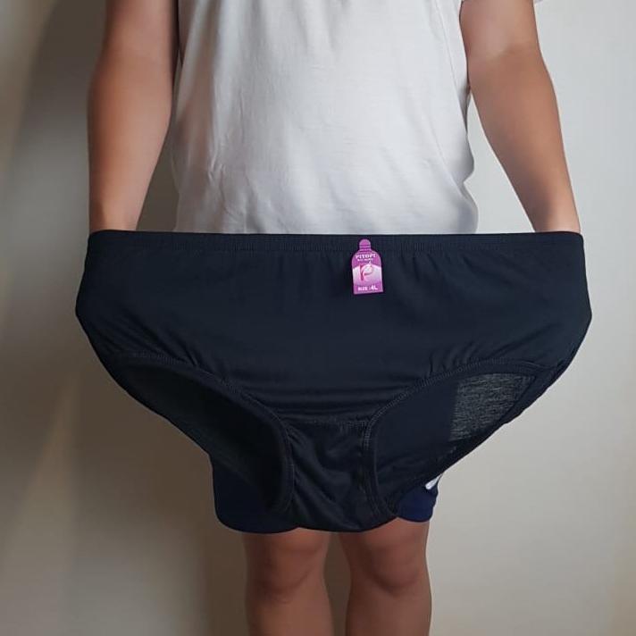 Exclusive Celana Dalam Wanita Jumbo 5L 4L 3L Xl L Cd Wanita Big Size Elastis Cd Ibu Hamil Bb 40Kg-13