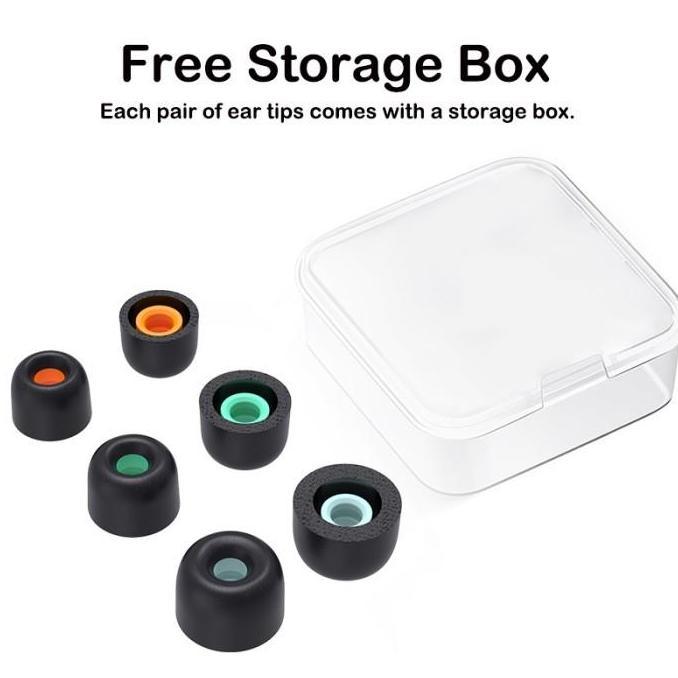 Eartips TWS Memory Foam JBL Samsung Jabra Ear Tips