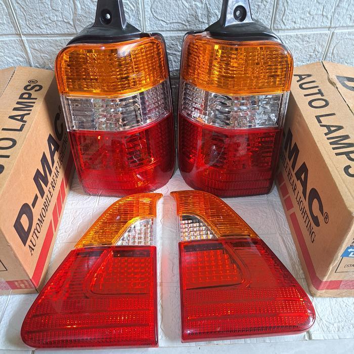Lampu Stop Belakang + Lampu Segitiga Kijang Kapsul 7K Lgx 2002 2003 4 Original Dan Terpercaya
