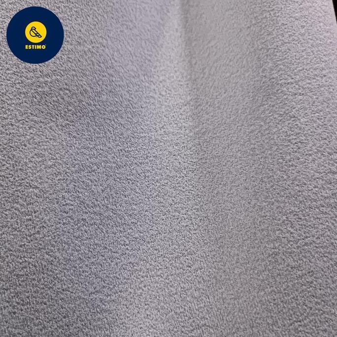 Kain jok mobil Suede Tebal warna abu muda & abu tua