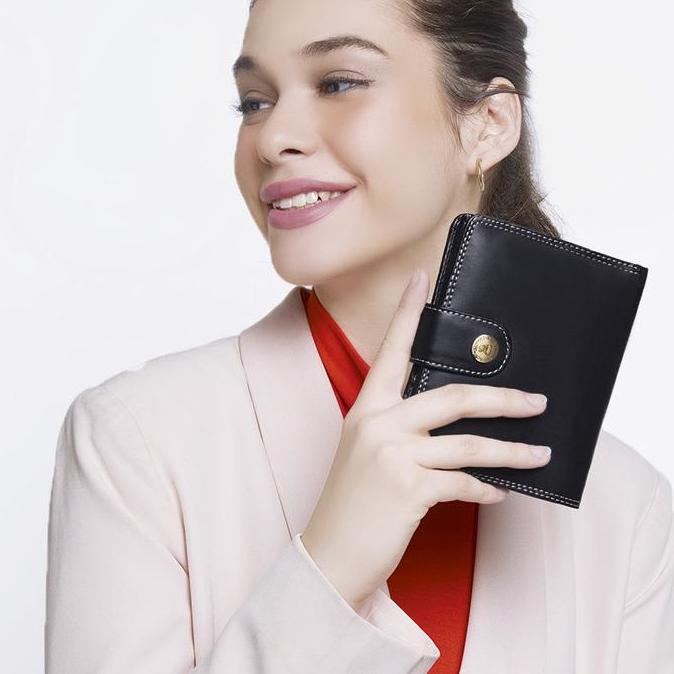 Sale Dompet Wanita Monaco Sophie Martin Hitam Kartu Dompet Lipat