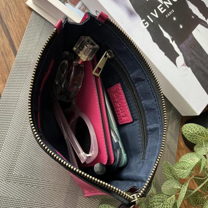 Tas Wanita Pepari Leather Kulit Sapi Asli Pouch Kotak