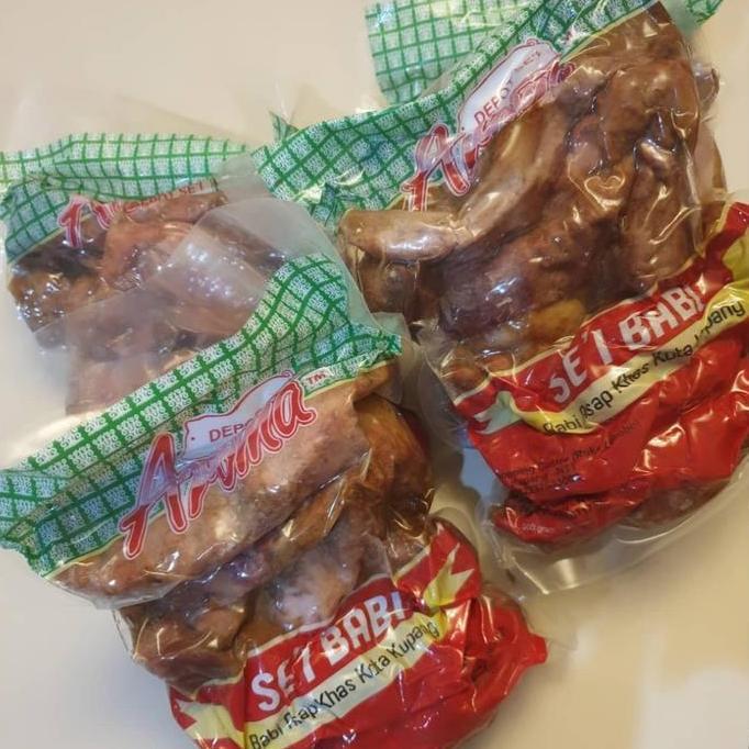 NEW SEI BABI ASAP MERK AROMA ASLI KUPANG NTT/ SE'I BABI 500GR FROZEN MAKANAN FOOD ORI
