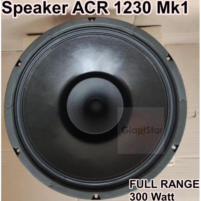 TERLARIS SPEAKER WOOFER FULL RANGE 12IN 12 INCH ACR 1230 MK1 BLACK SPEAKER ACR 1230 MK1 SALON 12INCH