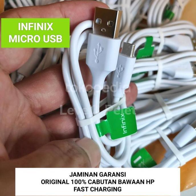 Kabel Data INFINIX Micro USB Original 100% COPOTAN Bawaan HP Mikro ORI