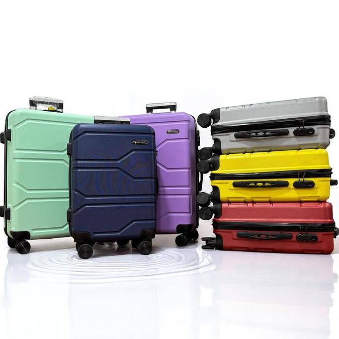 Polo Trust Koper Polo 24 Inch Tipe 808 Fiber Abs Hardcase Roda 360 Derajat Unisex Terbaru 