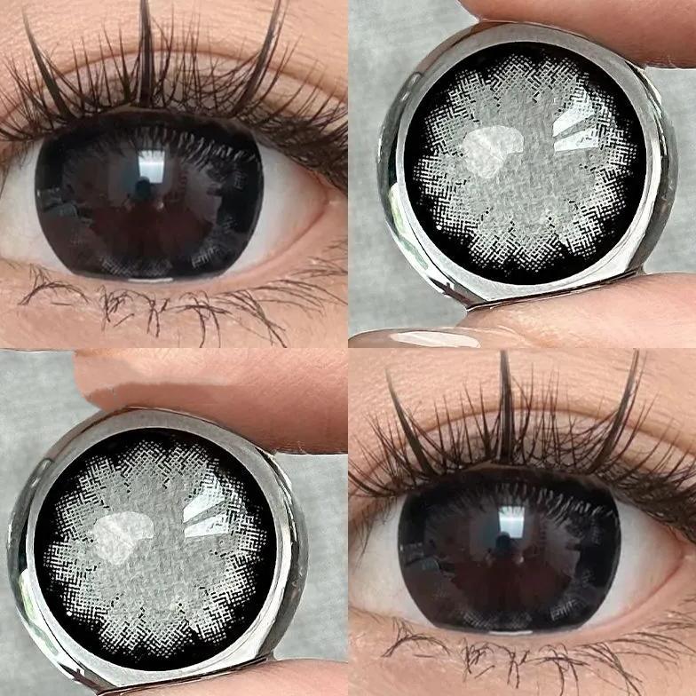 HOT SEPASANG LENSA KONTAK BERWARNADIAMETER 14-14,5 MM SOFTLENS LIVINGSOFTLENS BIRU SOFLENS SOFLEN MA